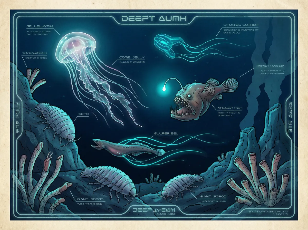 深海生物多样性图鉴 - 后入黑料吃瓜
